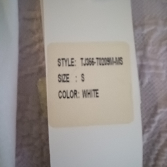 ECOLOGIE SCOOP NECK TANK TOP NWT WHITE SIZE SMALL - Picture 4 of 16